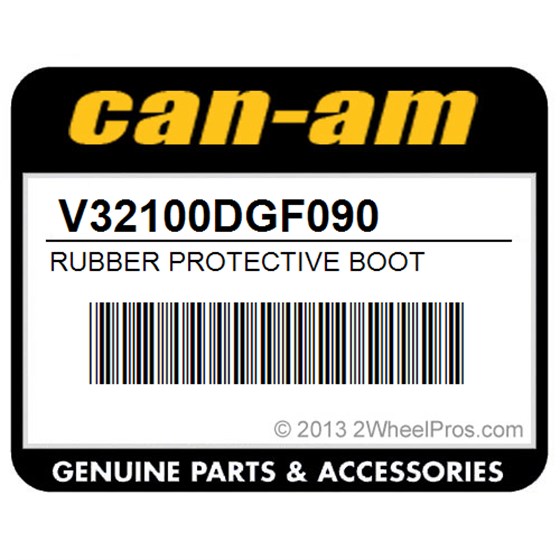 Can-Am V32100DGF090 Rubber Protective Boot