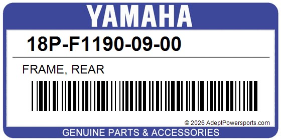 Yamaha 18P-F1190-09-00 Frame, Rear