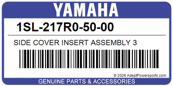 Yamaha 1SL-217R0-50-00 Side Cover Insert Assembly 3