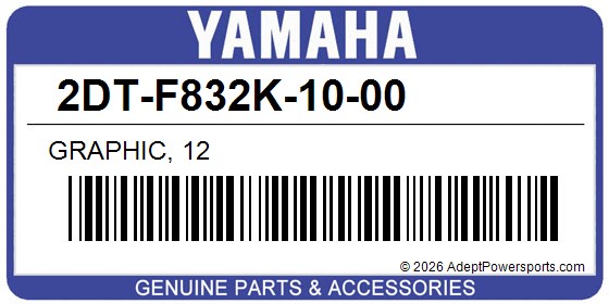 Yamaha 2DT-F832K-10-00 Graphic, 12