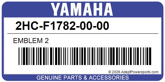 Yamaha 2HC-F1782-00-00 Emblem 2