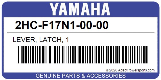 Yamaha 2HC-F17N1-00-00 Lever, Latch, 1