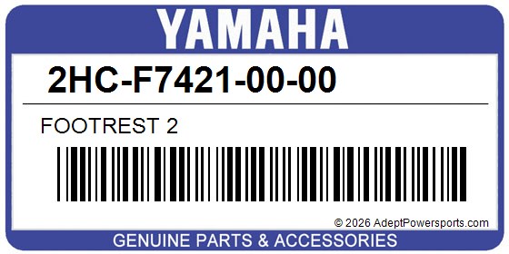 Yamaha 2HC-F7421-00-00 Footrest 2