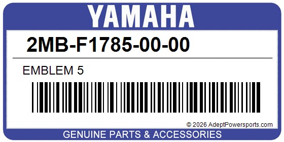 Yamaha 2MB-F1785-00-00 Emblem 5