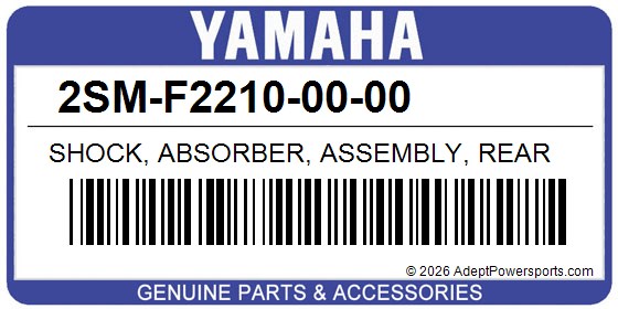 Yamaha 2SM-F2210-00-00 Shock, Absorber, Assembly, Rear
