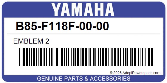 Yamaha B85-F118F-00-00 Emblem 2