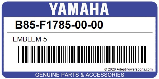 Yamaha B85-F1785-00-00 Emblem 5