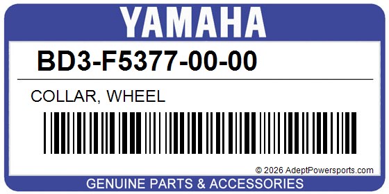 Yamaha BD3-F5377-00-00 Collar, Wheel