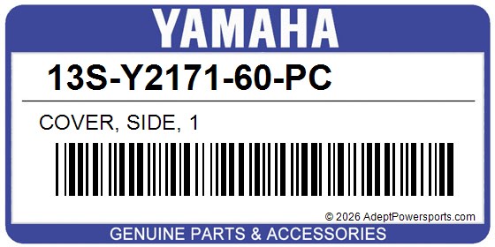 Yamaha 13S-Y2171-60-PC Cover, Side, 1