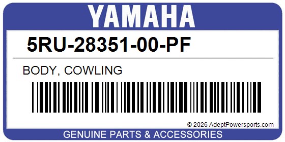 Yamaha 5RU-28351-00-PF Body, Cowling