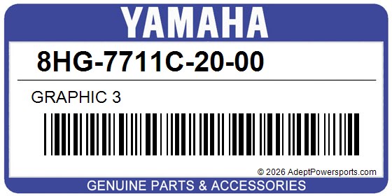 Yamaha 8HG-7711C-20-00 Graphic 3