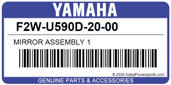 Yamaha F2W-U590D-20-00 Mirror Assembly 1