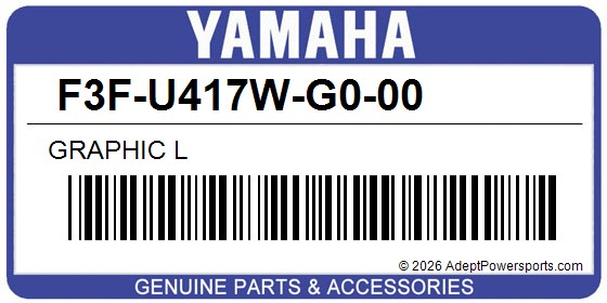 Yamaha F3F-U417W-G0-00 Graphic L