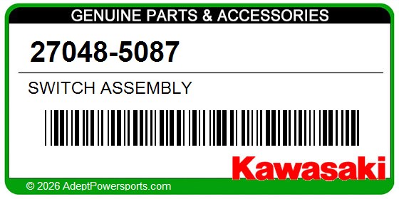 Kawasaki 27048-5087 Switch Assembly
