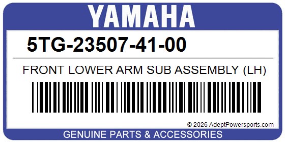 Yamaha 5TG-23507-41-00 Front Lower Arm Sub Assembly (Lh)
