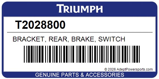 Triumph T2028800 Bracket, Rear, Brake, Switch