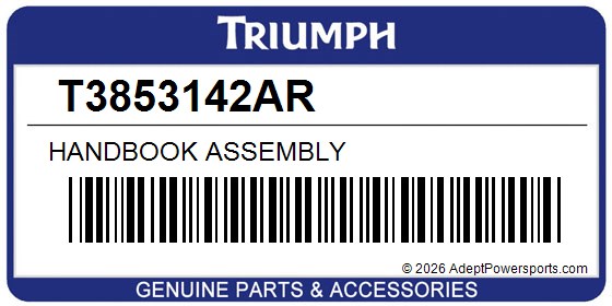 Triumph T3853142AR Handbook Assembly