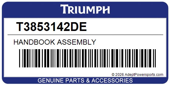 Triumph T3853142DE Handbook Assembly