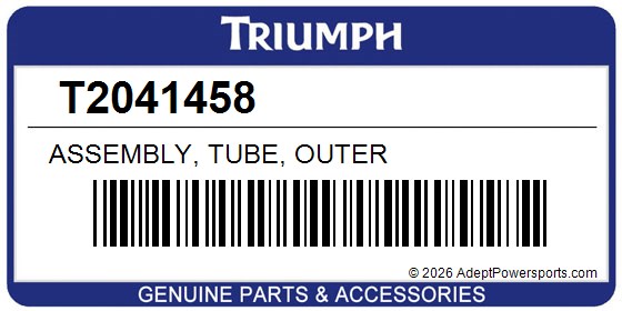 Triumph T2041458 Assembly, Tube, Outer