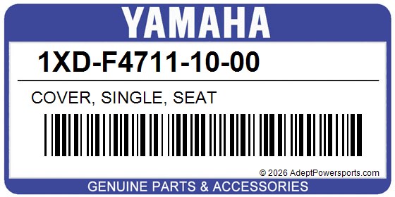 Yamaha 1XD-F4711-10-00 Cover, Single, Seat