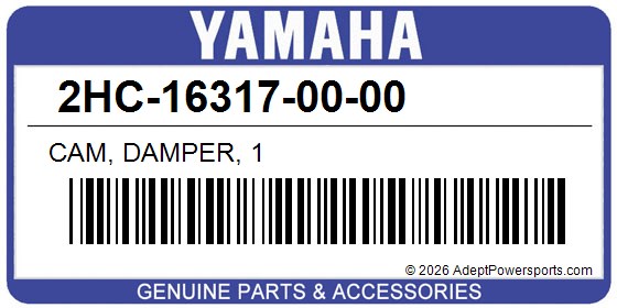 Yamaha 2HC-16317-00-00 Cam, Damper, 1