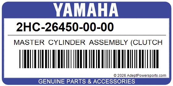 Yamaha 2HC-26450-00-00 Master Cylinder Assembly (Clutch)