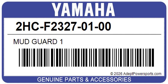 Yamaha 2HC-F2327-01-00 Mud Guard 1