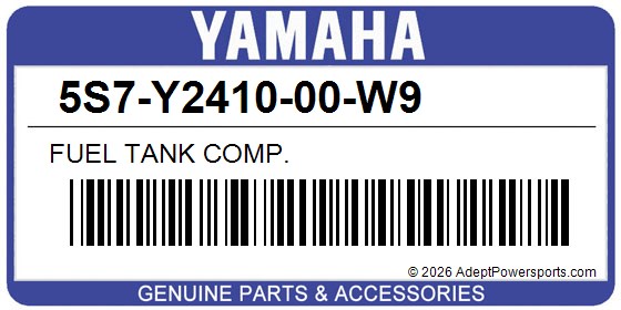 Yamaha 5S7-Y2410-00-W9 Fuel Tank Comp.