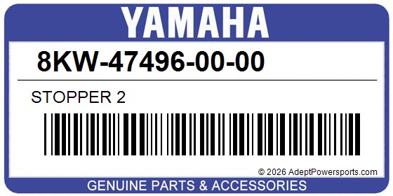 Yamaha 8KW-47496-00-00 Stopper 2
