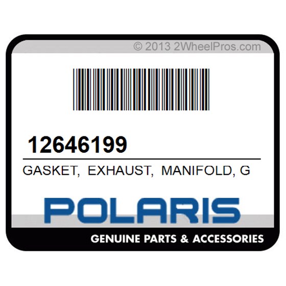 Polaris 12646199 Gasket, Exhaust, Manifold, Gm