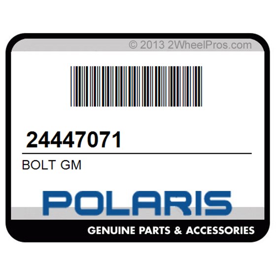 Polaris 24447071 Bolt Gm