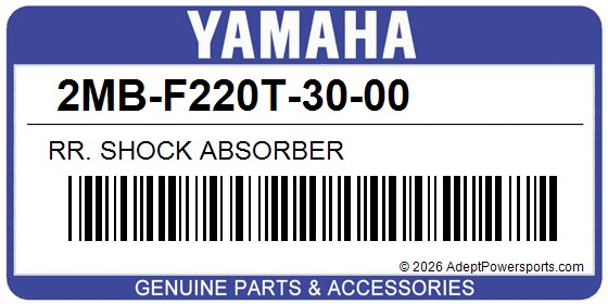 Yamaha 2MB-F220T-30-00 Rr. Shock Absorber
