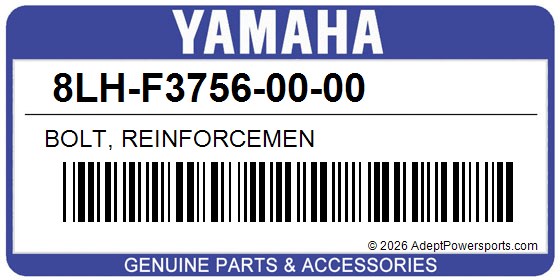 Yamaha 8LH-F3756-00-00 Bolt, Reinforcemen