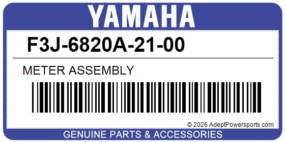 Yamaha F3J-6820A-21-00 Meter Assembly