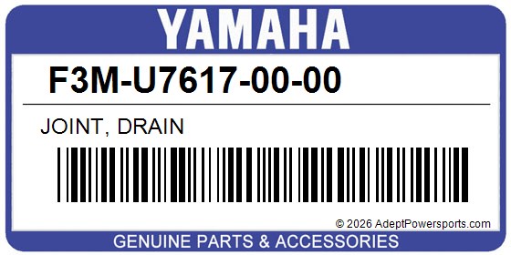 Yamaha F3M-U7617-00-00 Joint, Drain