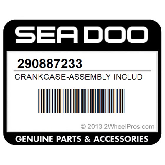 Sea-Doo 290887233 Crankcase-Assembly Includes 1 To 3