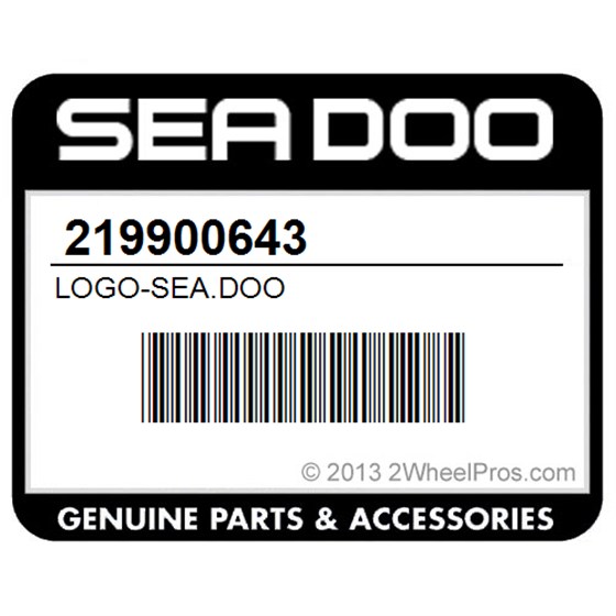 Sea-Doo 219900643 Logo-Sea.Doo
