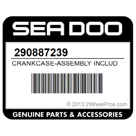 Sea-Doo 290887239 Crankcase-Assembly Includes 1 - 6