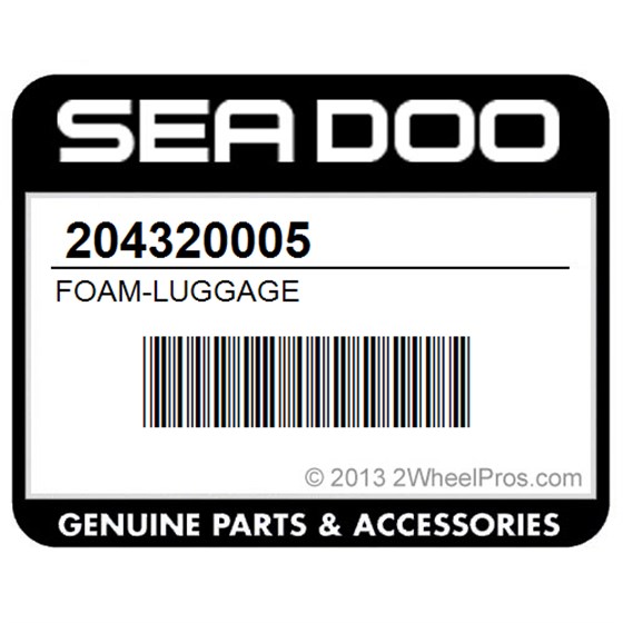 Sea-Doo 204320005 Foam-Luggage
