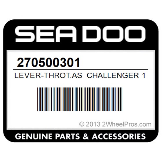 Sea-Doo 270500301 Lever-Throt.As Challenger 1800 5600 Pto