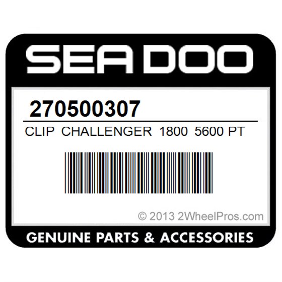 Sea-Doo 270500307 Clip Challenger 1800 5600 Pto