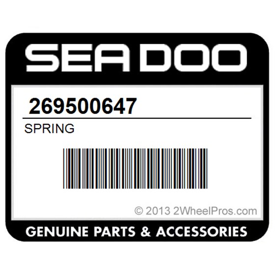 Sea-Doo 269500647 Spring