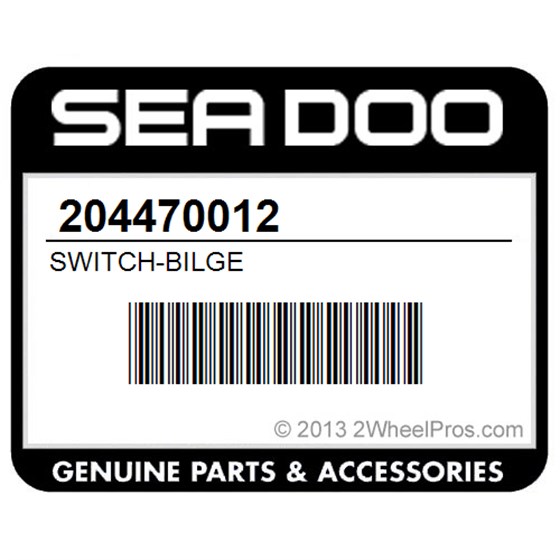 Sea-Doo 204470012 Switch-Bilge