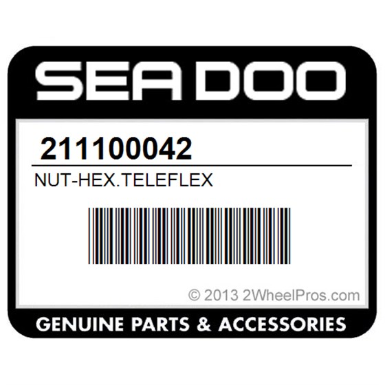 Sea-Doo 211100042 Nut-Hex.Teleflex