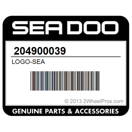 Sea-Doo 204900039 Logo-Sea