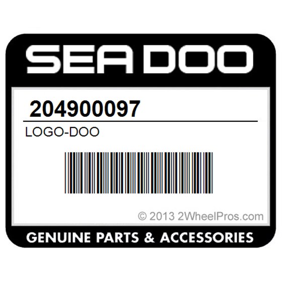 Sea-Doo 204900097 Logo-Doo