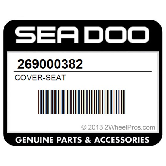 Sea-Doo 269000382 Cover-Seat