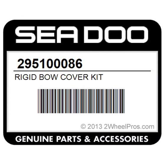 Sea-Doo 295100086 Rigid Bow Cover Kit