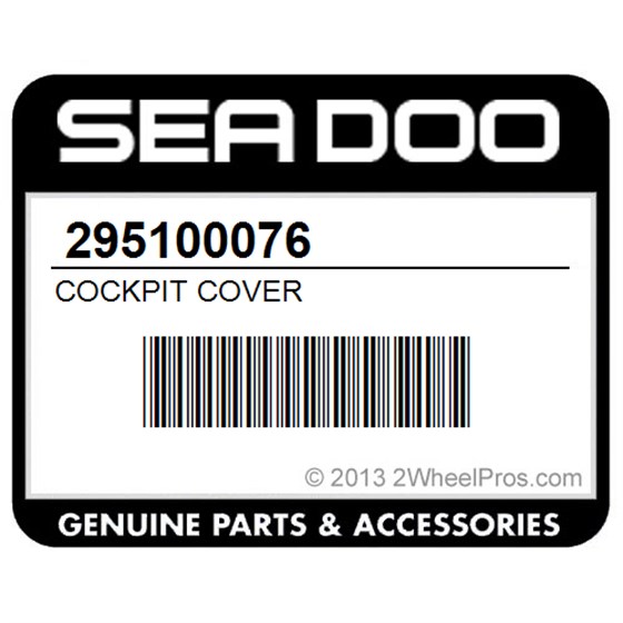 Sea-Doo 295100076 Cockpit Cover
