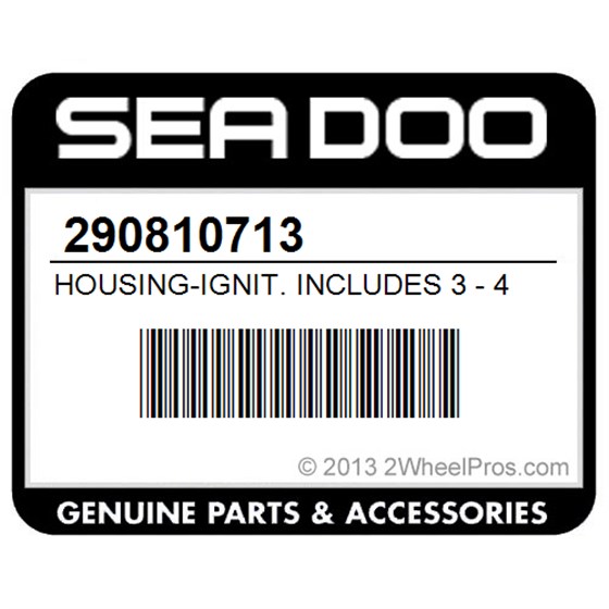 Sea-Doo 290810713 Housing-Ignit. Includes 3 - 4